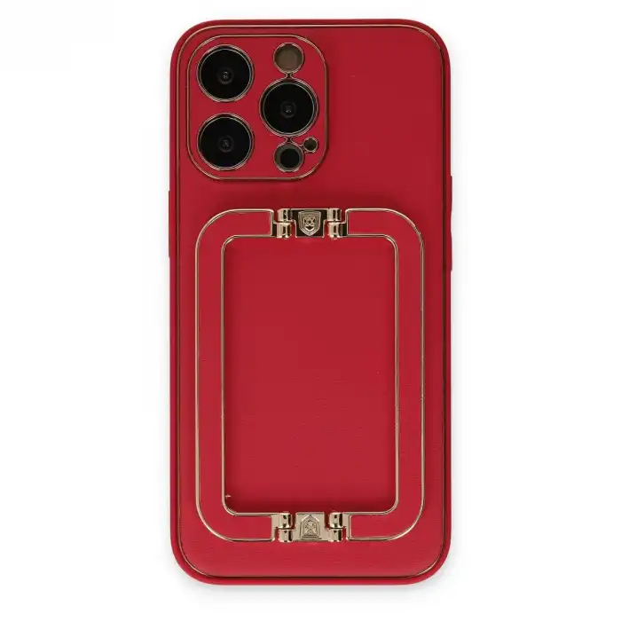 Apple İphone 13 Pro Max Kılıf Coco Elit Kapak - Kırmızı
