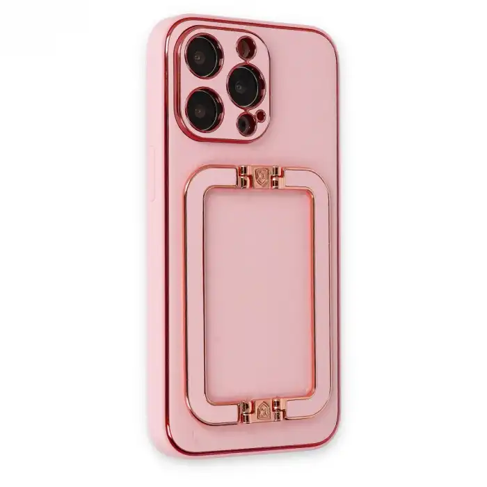 Apple İphone 13 Pro Max Kılıf Coco Elit Kapak - Pembe
