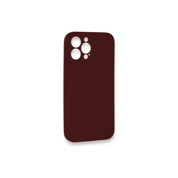 Apple İphone 13 Pro Max Kılıf Lansman Legant Silikon - Bordo