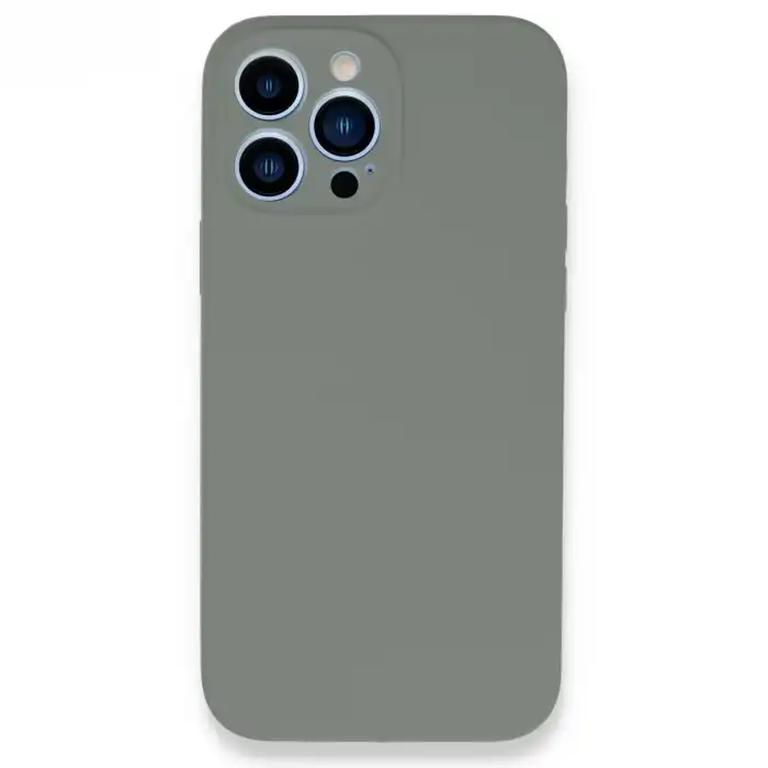 Apple İphone 13 Pro Max Kılıf Lansman Legant Silikon - Gri