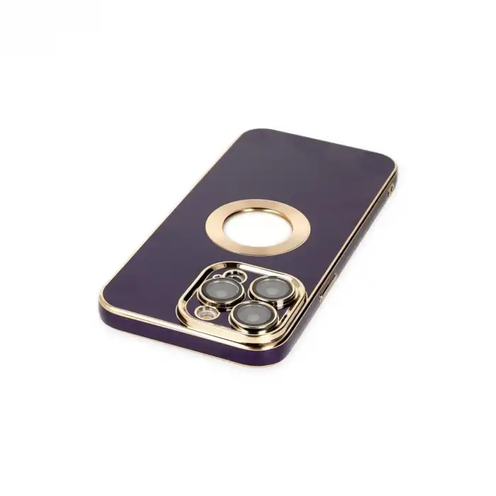 Apple İphone 13 Pro Max Kılıf Store Silikon - Derin Mor