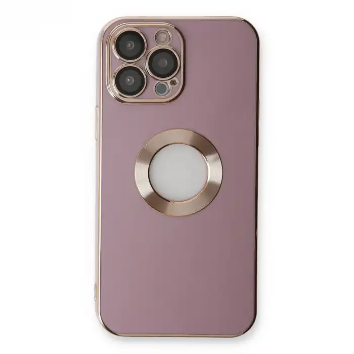 Apple İphone 13 Pro Max Kılıf Store Silikon - Mor