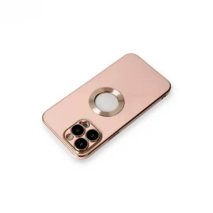 Apple İphone 13 Pro Max Kılıf Store Silikon - Pembe