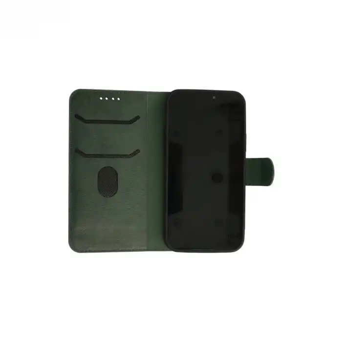 Apple İphone 13 Pro Max Kılıf Trend S Plus Kapaklı Kılıf - Yeşil