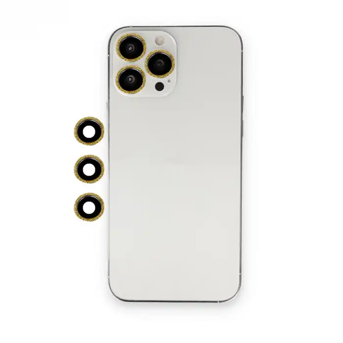 Apple İphone 13 Pro Max Shine Kamera Lens - Gold