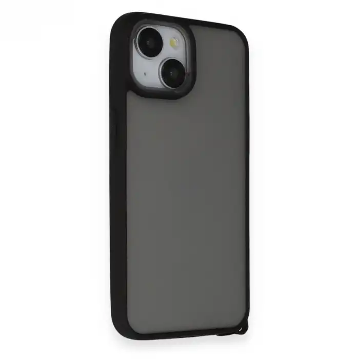 Apple İphone 14 Kılıf Elegant Kapak - Siyah