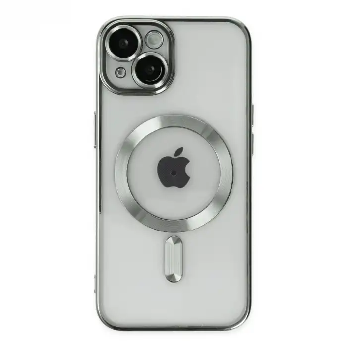 Apple İphone 14 Kılıf Kross Magneticsafe Kapak - Gümüş