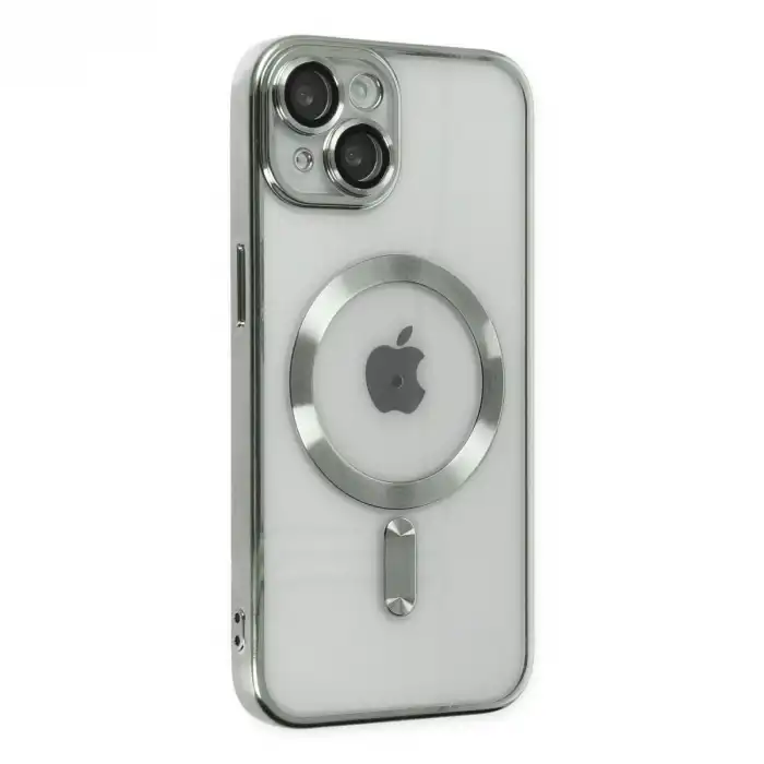 Apple İphone 14 Kılıf Kross Magneticsafe Kapak - Gümüş
