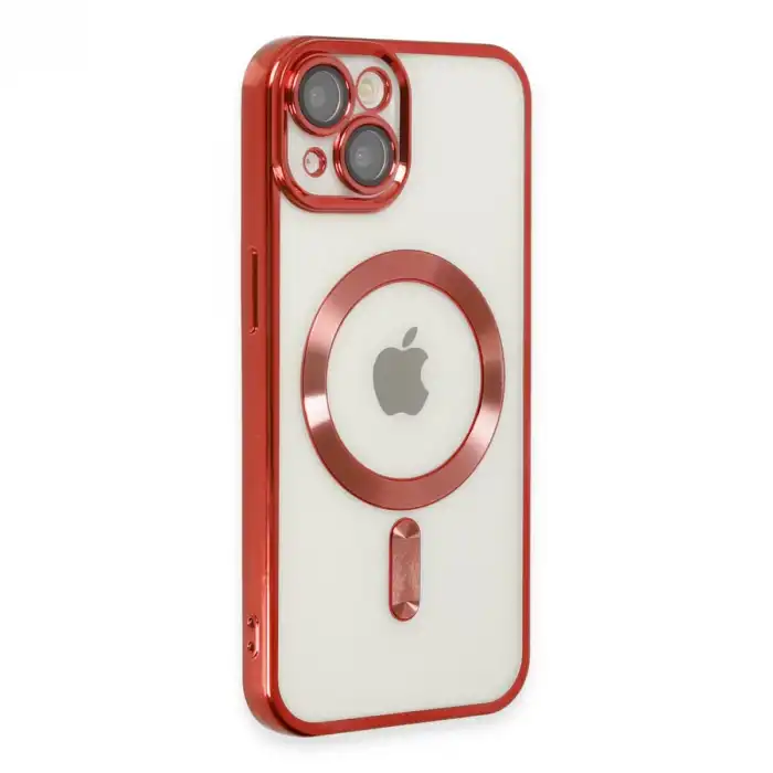 Apple İphone 14 Kılıf Kross Magneticsafe Kapak - Kırmızı