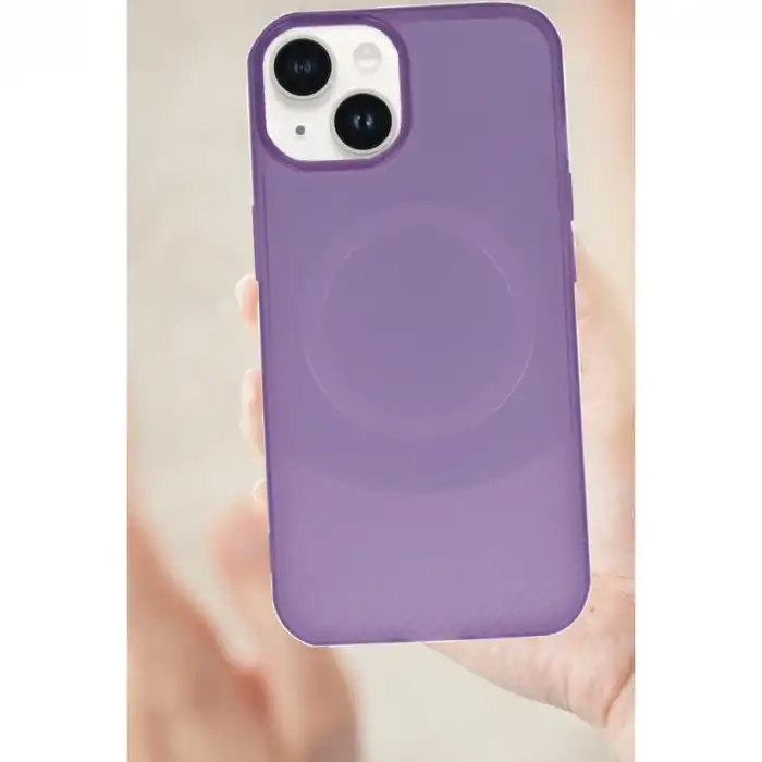 Apple İphone 14 Kılıf Maya Karbon Kapak - Su Yeşili