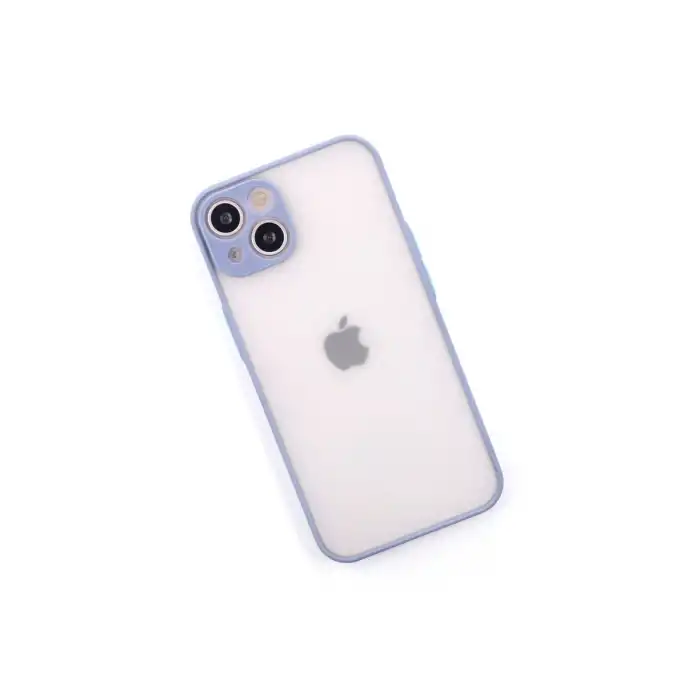 Apple İphone 14 Kılıf Montreal Silikon Kapak - Gri
