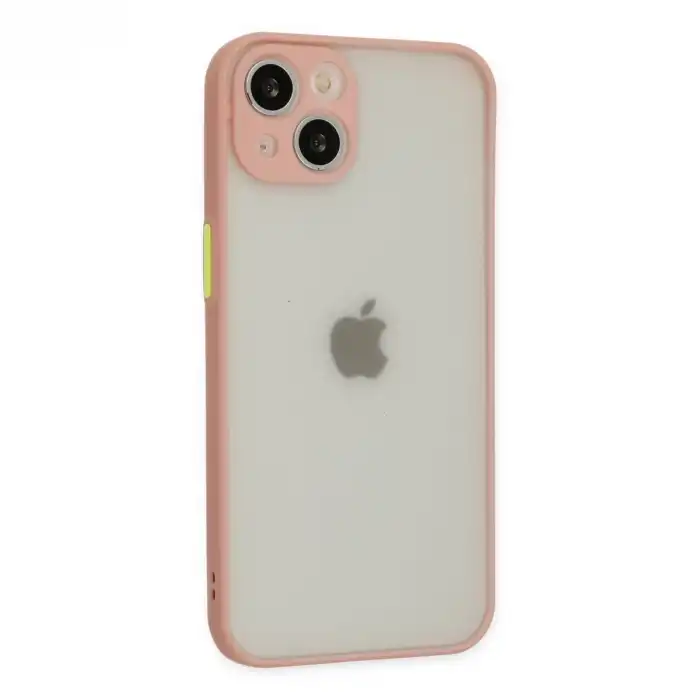 Apple İphone 14 Kılıf Montreal Silikon Kapak - Pembe