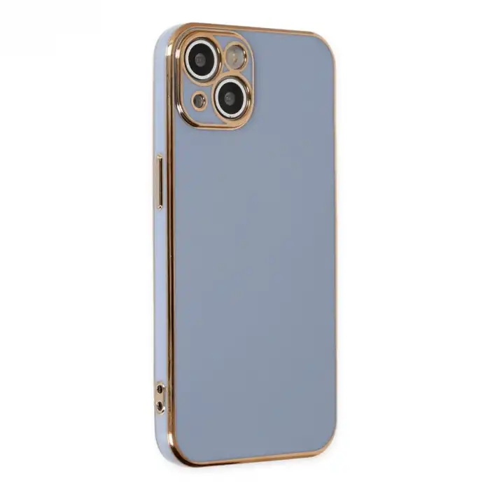 Apple İphone 14 Kılıf Volet Silikon - Mavi