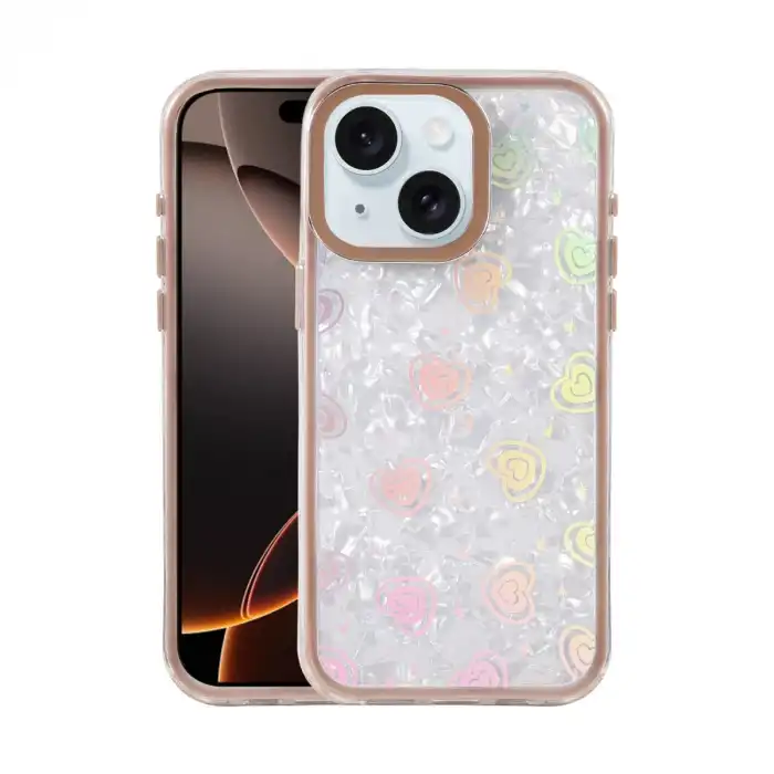 Apple İphone 14 Lumi Desenli Kapak - Çöl Titanyum