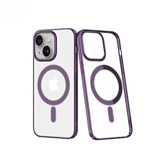 Apple İphone 14 Plus Kılıf Element Magneticsafe Sert Kapak - Mor