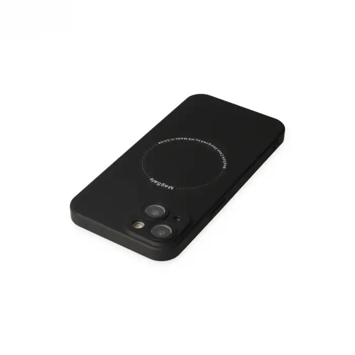 Apple İphone 14 Plus Kılıf Jack Magneticsafe Lens Silikon - Siyah