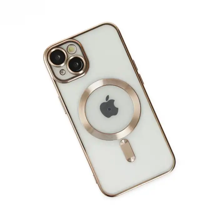 Apple İphone 14 Plus Kılıf Kross Magneticsafe Kapak - Gold