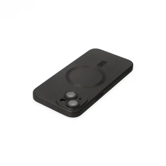 Apple İphone 14 Plus Kılıf Moshi Lens Magneticsafe Silikon - Siyah