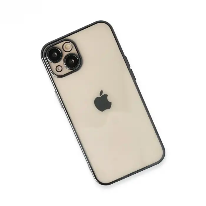Apple İphone 14 Plus Kılıf Razer Lensli Silikon - Siyah