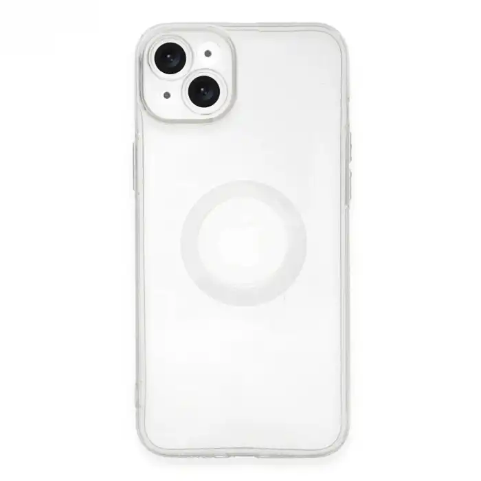 Apple İphone 14 Plus Kılıf Santa Lens Silikon - Şeffaf