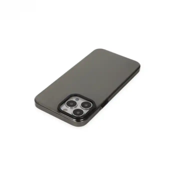 Apple İphone 14 Pro Kılıf Anka Pc Sert Metal Kapak - Siyah