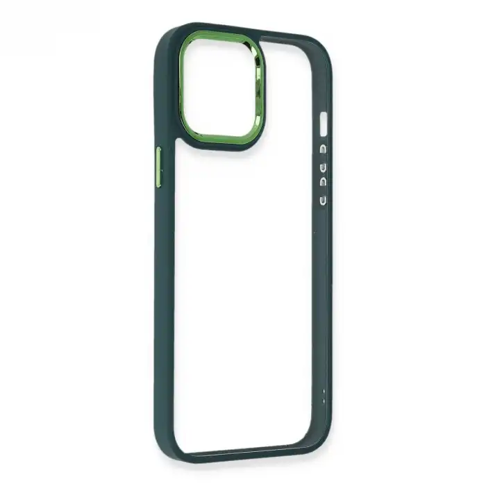 Apple İphone 14 Pro Kılıf Dora Kapak - Haki Yeşil