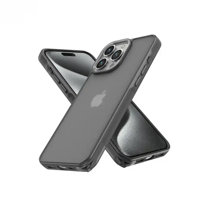Apple İphone 14 Pro Kılıf Elegant Kapak - Titan Gri