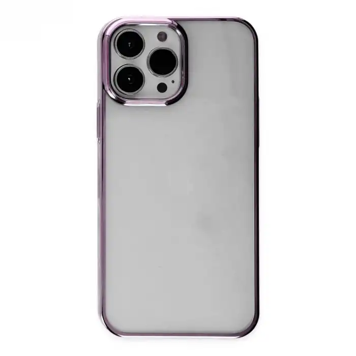 Apple İphone 14 Pro Kılıf Element Silikon - Lila