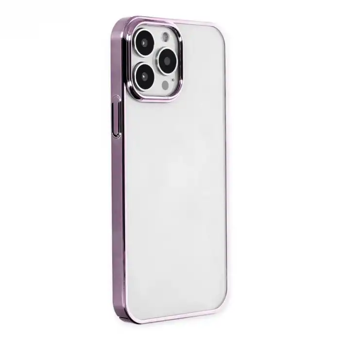 Apple İphone 14 Pro Kılıf Element Silikon - Lila