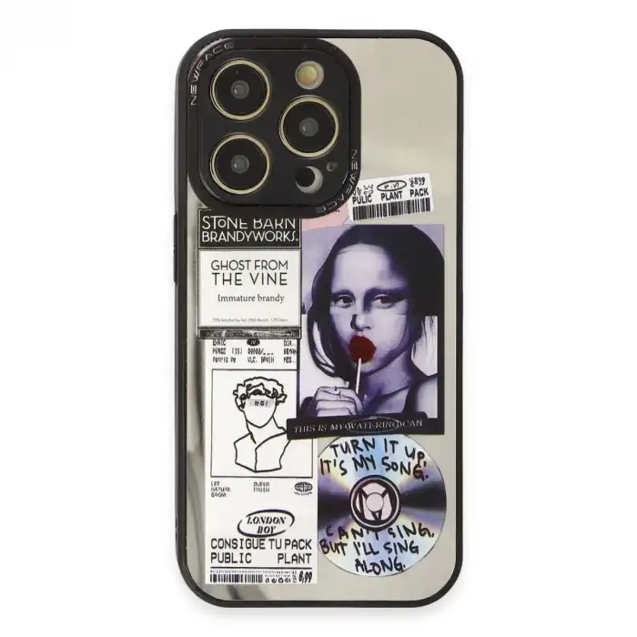 Apple İphone 14 Pro Kılıf Mirror Desenli Kapak - Mirror - 2