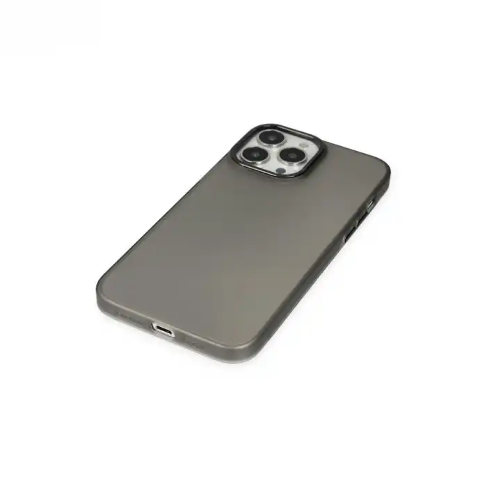 Apple İphone 14 Pro Kılıf Modos Metal Kapak - Siyah