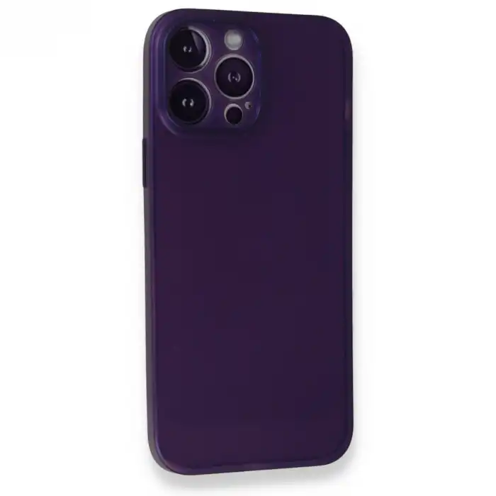 Apple İphone 14 Pro Kılıf Pp Ultra İnce Kapak - Mor