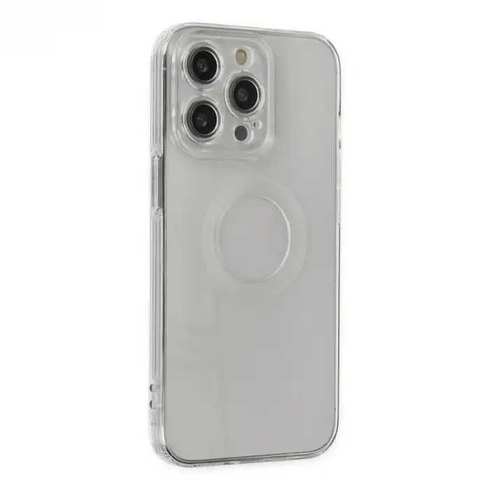 Apple İphone 14 Pro Kılıf Santa Lens Silikon - Şeffaf