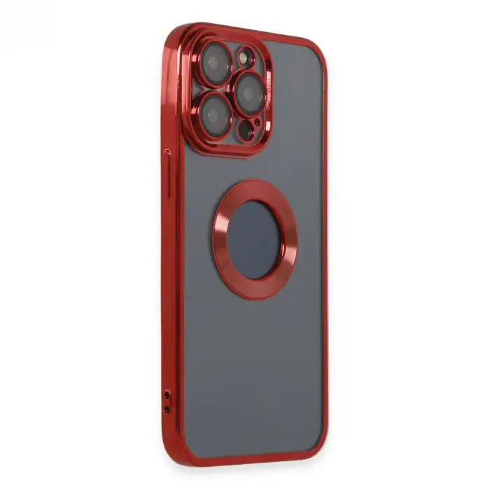 Apple İphone 14 Pro Kılıf Slot Silikon - Kırmızı