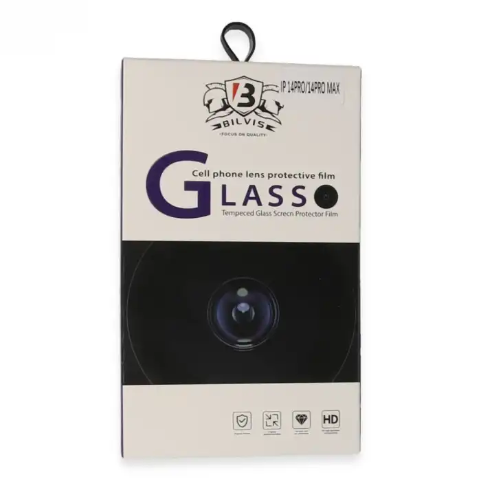 Apple İphone 14 Pro Max Bilvis Titan Kamera Lens - Siyah