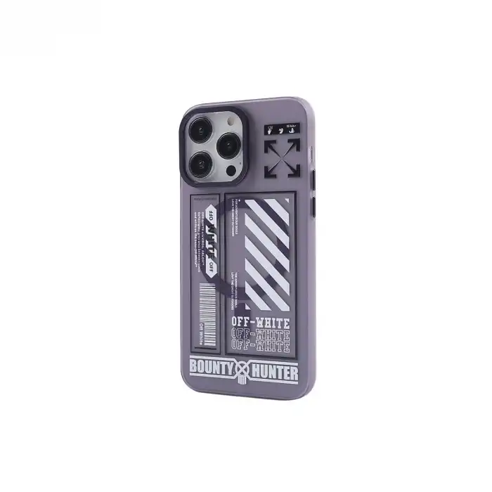 Apple İphone 14 Pro Max Kılıf Apollo Magneticsafe Desenli Kapak - Apollo Mor - 1
