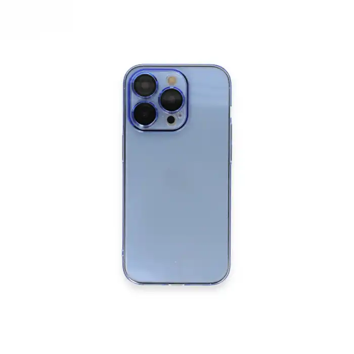 Apple İphone 14 Pro Max Kılıf Armada Lensli Kapak - Sierra Blue