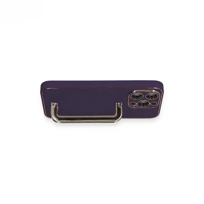 Apple İphone 14 Pro Max Kılıf Coco Elit Kapak - Derin Mor