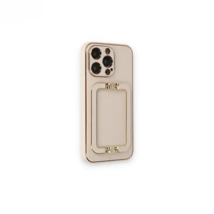 Apple İphone 14 Pro Max Kılıf Coco Elit Kapak - Gold
