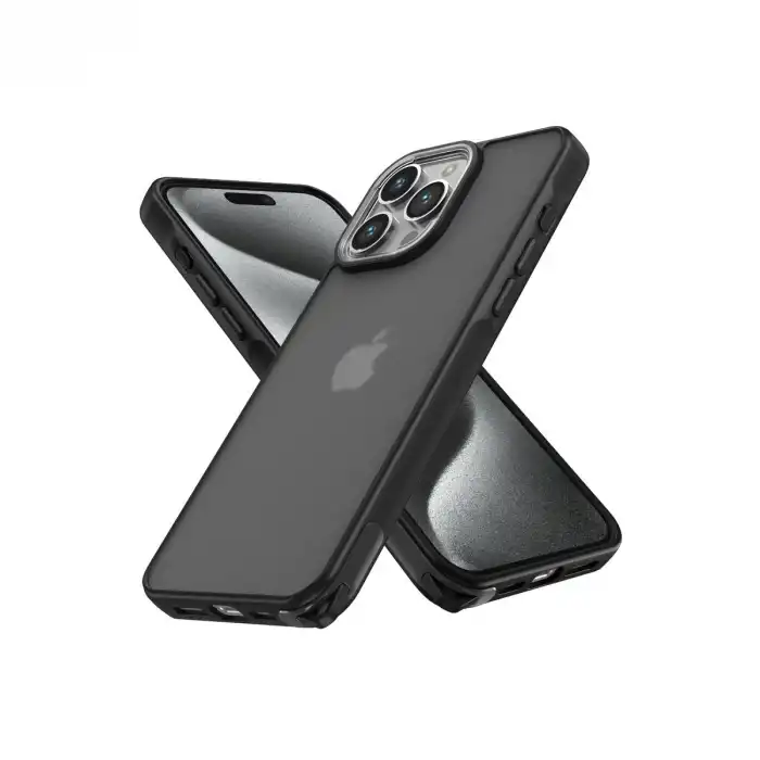 Apple İphone 14 Pro Max Kılıf Elegant Kapak - Siyah