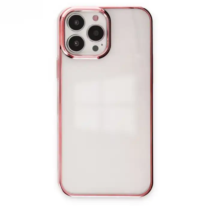 Apple İphone 14 Pro Max Kılıf Element Silikon - Pembe
