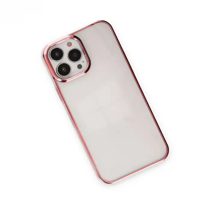 Apple İphone 14 Pro Max Kılıf Element Silikon - Pembe