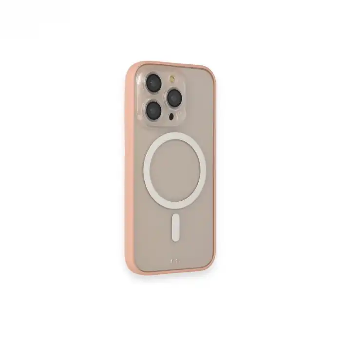 Apple İphone 14 Pro Max Kılıf Grand Magneticsafe Kapak - Pembe