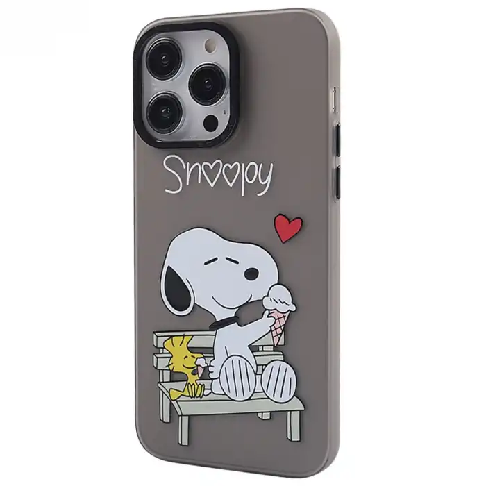 Apple İphone 14 Pro Max Kılıf Prada Desenli Kapak - Prada Siyah - 2