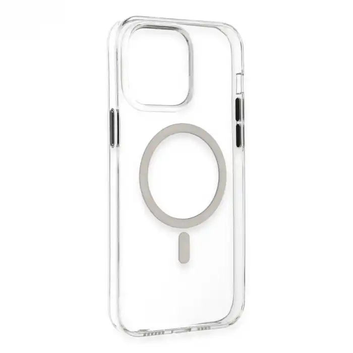 Apple İphone 14 Pro Max Kılıf Tron Şeffaf Magsafe Kapak - Şeffaf