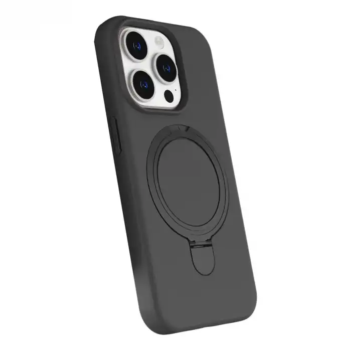 Apple İphone 14 Pro Max Regal Magsafe Standlı Kapak - Titan Gri