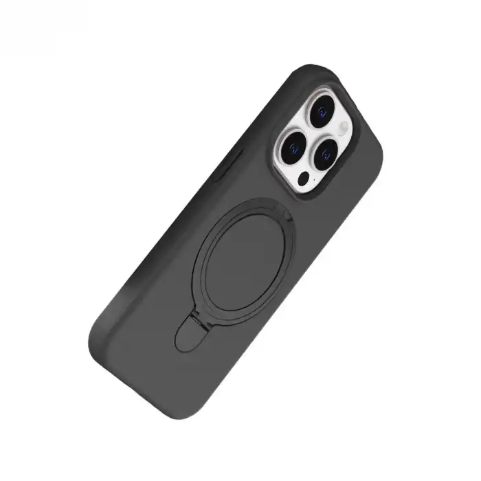 Apple İphone 14 Pro Max Regal Magsafe Standlı Kapak - Titan Gri