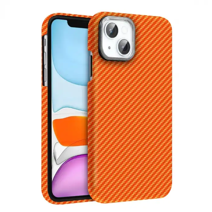 Apple İphone 14 Vega Magsafe Kapak - Turuncu