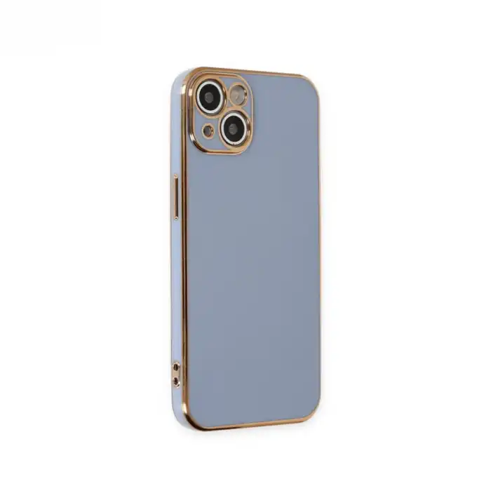 Apple İphone 15 Kılıf Volet Silikon - Mavi