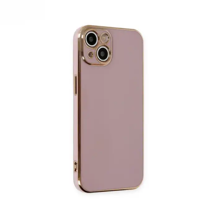 Apple İphone 15 Kılıf Volet Silikon - Mor